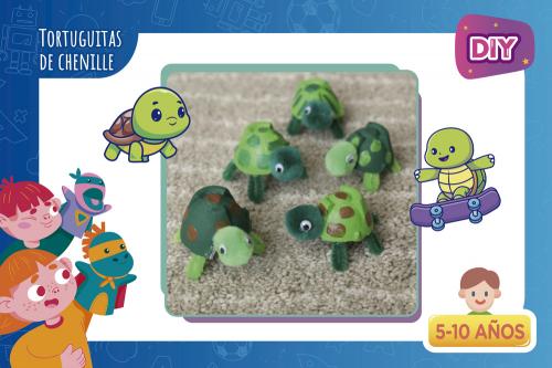 DIY | Tortuguitas de chenille