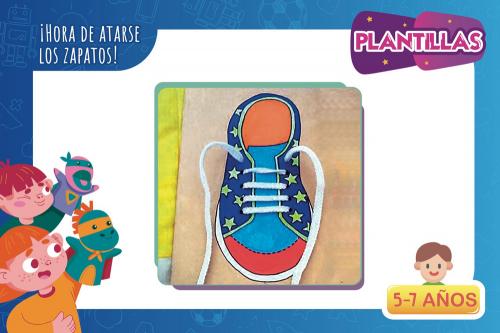 Plantillas | Cómo enseñarle a tus hijos a atarse los zapatos