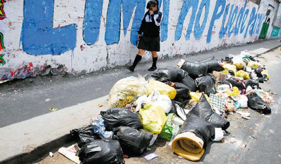 Contaminación de las calles